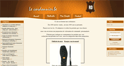 Desktop Screenshot of lecordonnier.be